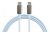 KOMA USB-C / USB-C Sync- und Ladekabel, 2 Meter, 3A, bis zu 60W, weiß
