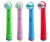 KOMA Certifikované náhradní hlavice NK06 ke kartáčkům Braun Oral-B KIDS, 4ks