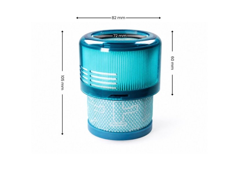KOMA DYS5G – Filter do vysávača kompatibilný s Dyson Gen5 Detect, 1 ks