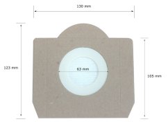 KOMA PS2875 - Vrecká do priemyselných vysávačov Soteco Nevada 629/429, 640/440 a California