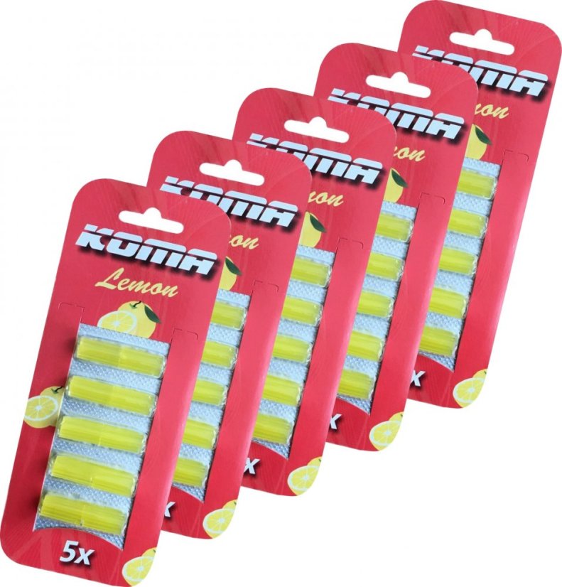KOMA OSV5 - Set mit 25 Düften für Staubsauger mit dem Geschmack LEMON