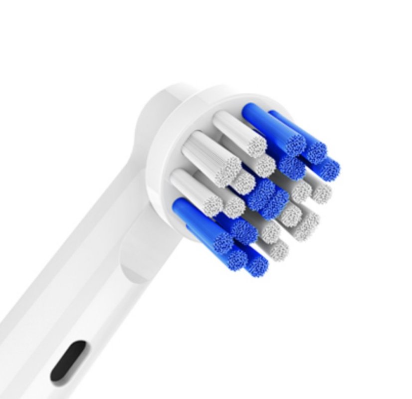 KOMA NK15 - Ersatzköpfe kompatibel mit Braun Oral-B Precision Clean Bürsten, 4 Stück