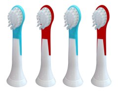 KOMA NK03 - Zertifizierte Ersatzköpfe für Philips Sonicare FOR KIDS HX6034, 4 Stück