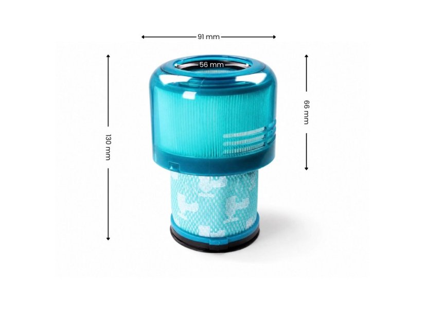 KOMA DYS15 – Staubsaugerfilter, kompatibel mit dem Dyson V15 Detect Absolute, 1 Stück