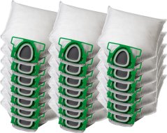 KOMA V200PL - Set mit 20 Stück Staubsaugerbeuteln mit Kunststoffstaubsperre für Vorwerk VK 200 Kobold Staubsauger