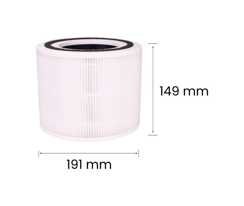 KOMA HFLV300 - Hepa-Filter für Luftreiniger Levoit Core 300, 300S, P350