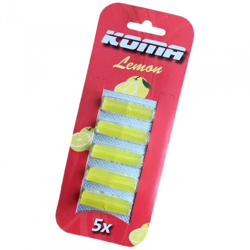 KOMA OSV5 - Vôňa do vysávača LEMON, 5ks v balenie