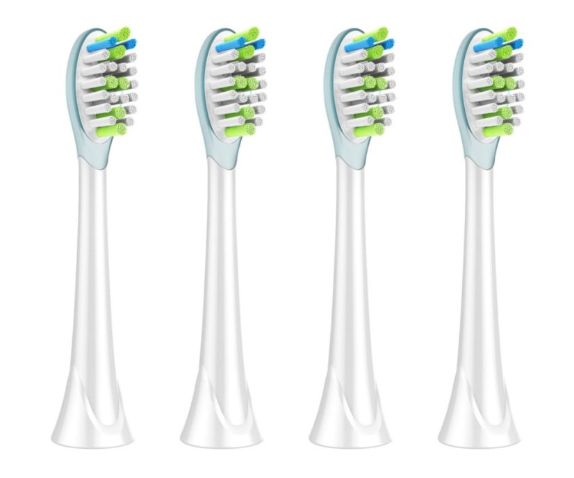 KOMA NK17 - Náhradné hlavice kompatibilné so zubnými kefkami Philips Sonicare Plaque Defense HX9044, 4ks