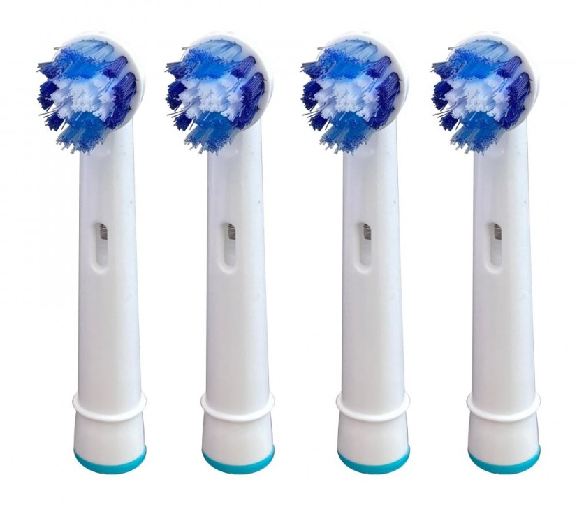 KOMA NK08 - Zertifizierte Ersatzköpfe für Braun Oral-B PRECISION CLEAN Zahnbürsten, 4 Stück
