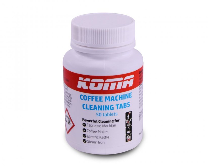 KOMA TAB01 - 2in1 Reinigungstabletten für Kaffeevollautomaten, 50 Tabletten